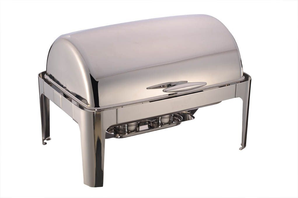 Empire 9Ltr Full Size Roll Top Chaffing Dish - EMP-RA2301B Chafing Dishes Empire