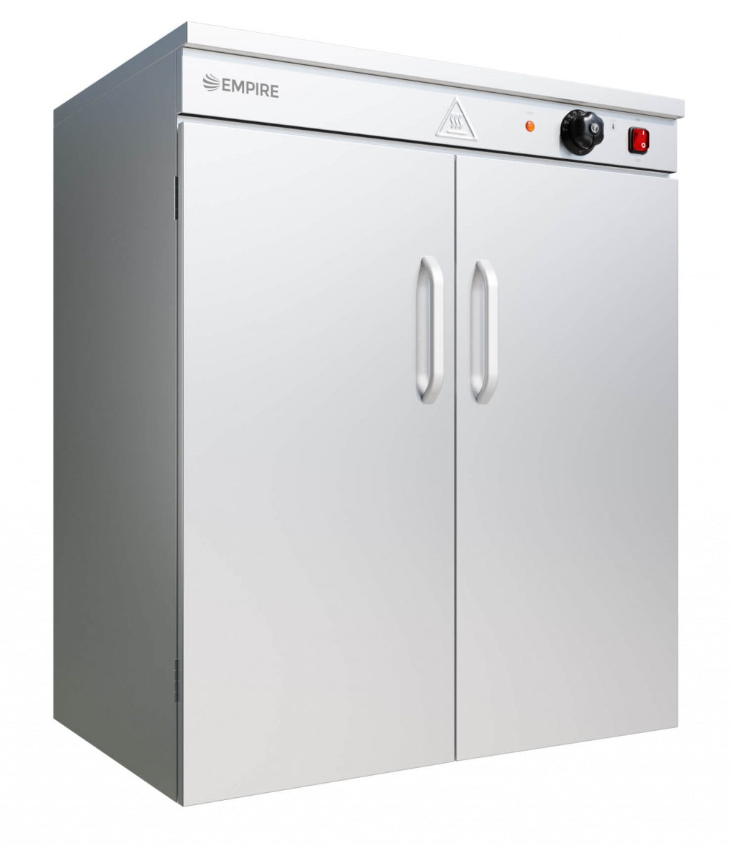 Empire Double Door Hot Cupboard & Plate Warmer – 120 Plate Capacity | DW-2 Hot Cupboards Empire