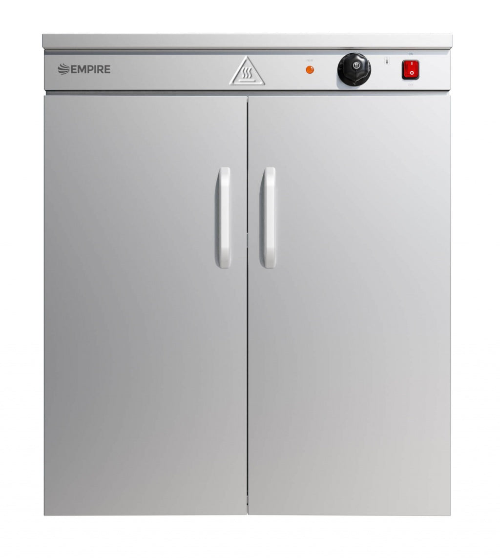 Empire Double Door Hot Cupboard & Plate Warmer – 120 Plate Capacity | DW-2 Hot Cupboards Empire