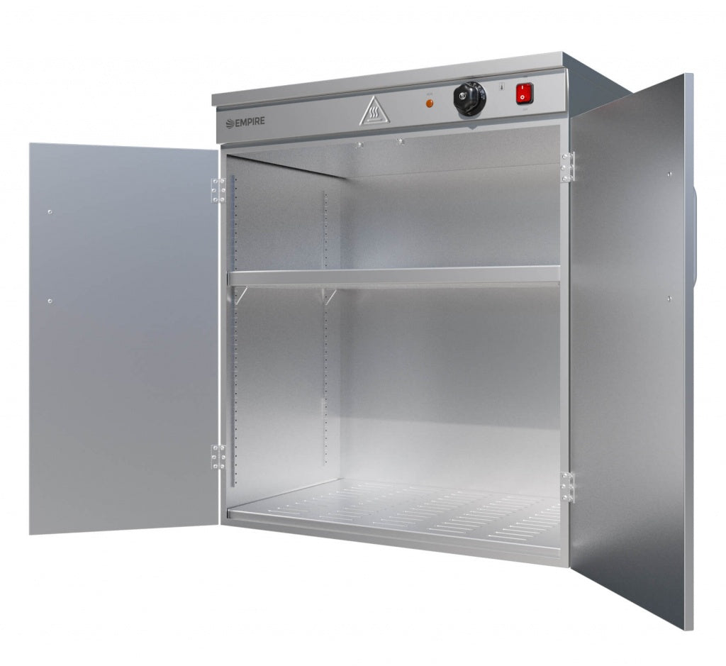 Empire Double Door Hot Cupboard & Plate Warmer – 120 Plate Capacity | DW-2 Hot Cupboards Empire