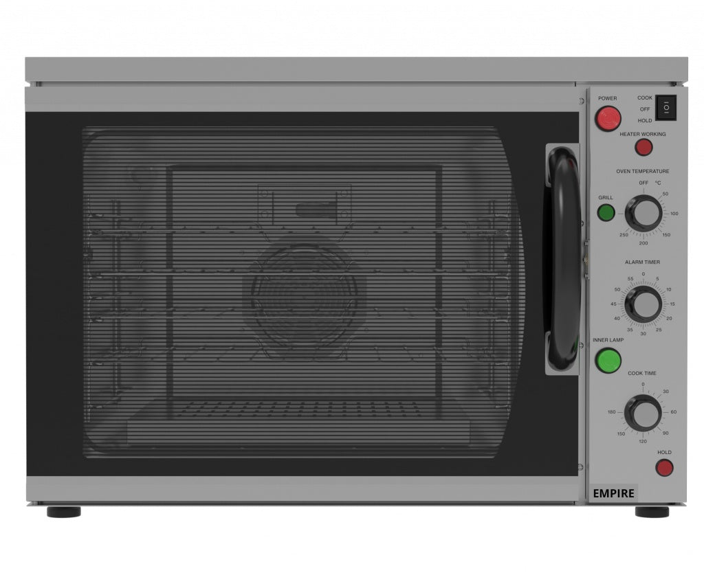Empire Electric Convection Oven Large 108 Litre Bakery Steam Cook & Hold Functions 4 x 1/1 GN - YXD-6A-H108L Convection Ovens Empire