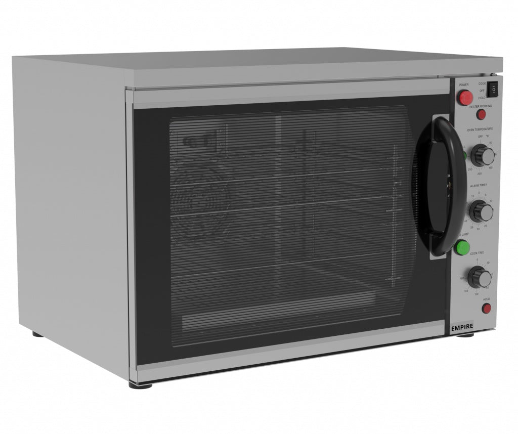 Empire Electric Convection Oven Large 108 Litre Bakery Steam Cook & Hold Functions 4 x 1/1 GN - YXD-6A-H108L Convection Ovens Empire