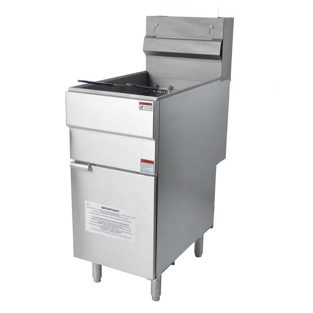 Hamoki Gas Fryer Free Standing Twin Tank with Twin Baskets 2 x 13 Litre - EGF120T Freestanding Gas Fyers Hamoki