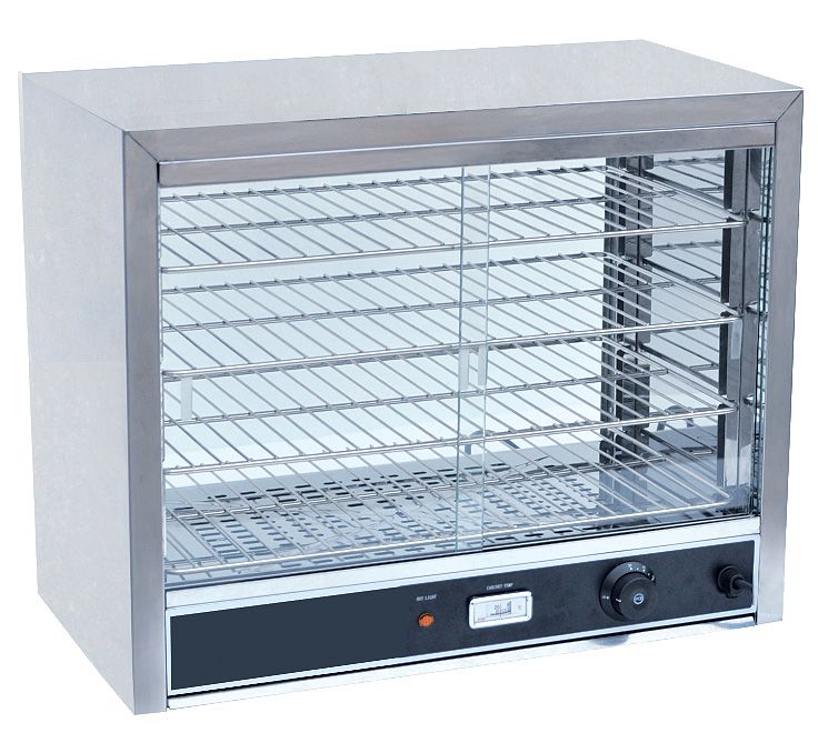 Empire Heated Pie Cabinet Countertop Display Warmer 850mm Wide - DH-805 Pie Display Cabinets Empire
