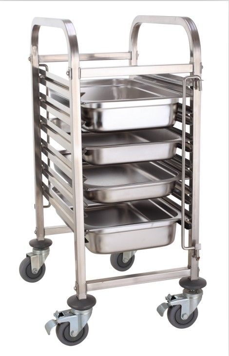 Empire Stainless Steel 6 Tier GN 1/1 Trolley - EMP-RT1106 GN & Racking Trolleys Empire