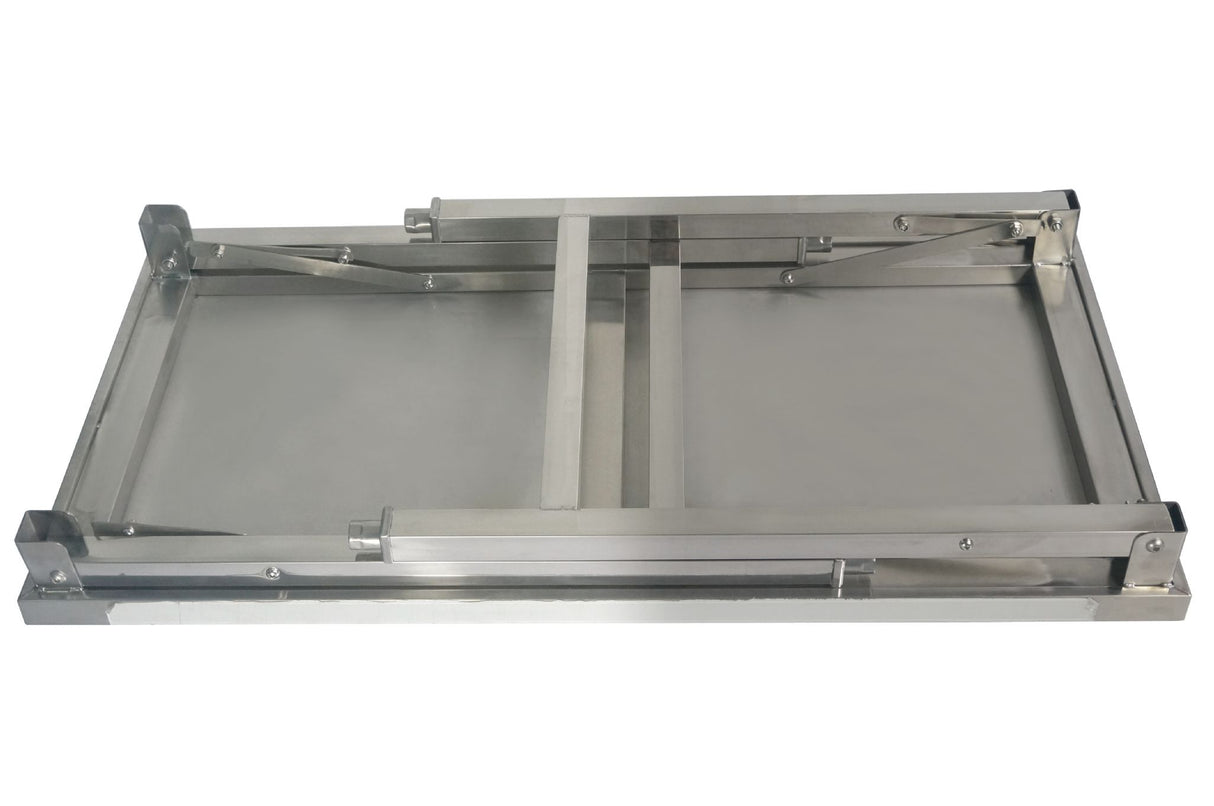 Empire Stainless Steel Folding Workbench Table 1500mm - EMP-WF218E-60150B Stainless Steel Folding Tables Empire