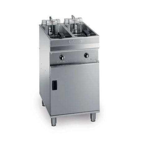 Valentine Twin Tank Twin Basket Free Standing Electric Fryer - Evo 2525 Freestanding Electric Fryers Valentine