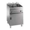 Valentine Single Tank Twin Basket Free Standing Electric Filtration Fryer - Evo 600P Freestanding Electric Fryers Valentine