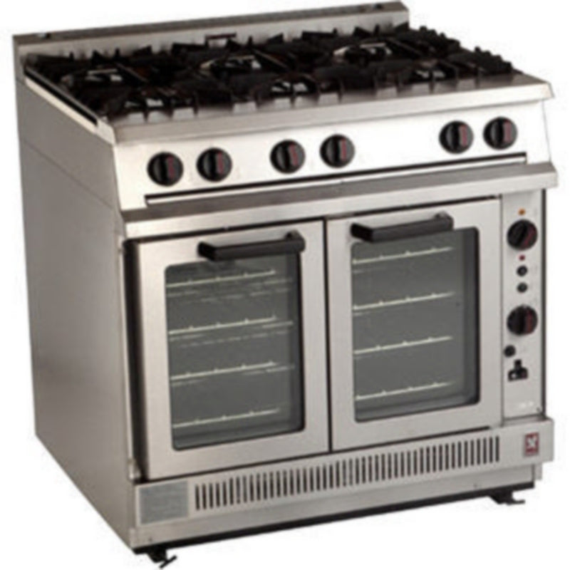 Falcon Dominator 6 Burner Convection Oven Propane Gas Range G2102 Falcon Falcon