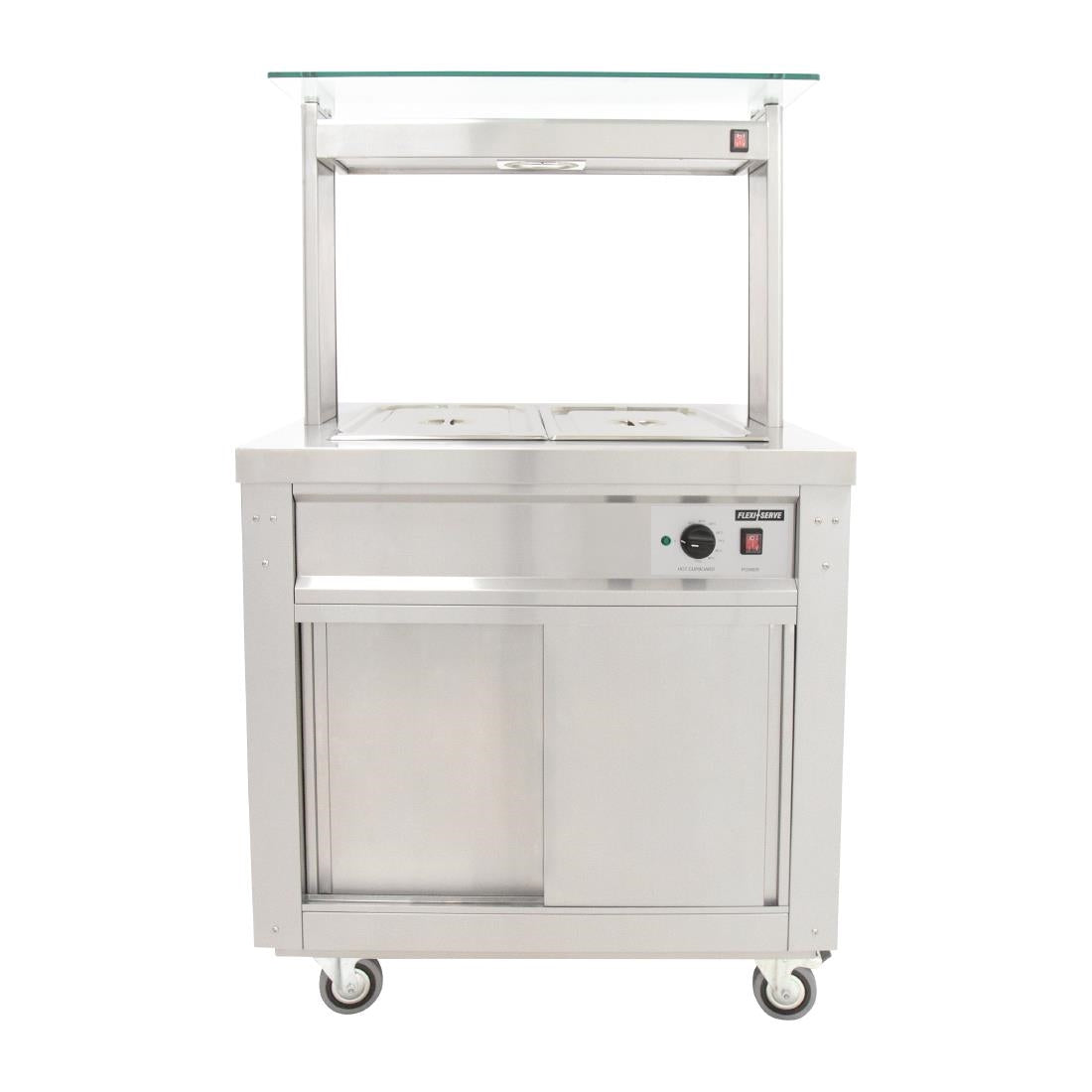 Parry Hot Cupboard with Heated Bain Marie 860mm FS-HB2PACK - FD224 Hot Cupboards Parry