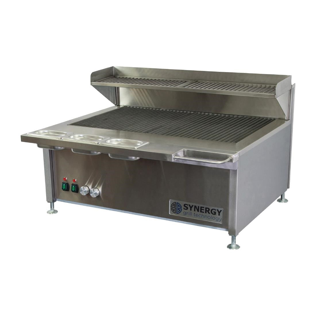 Synergy ST900 Deep with Garnish Rail and Slow Cook Shelf - FD490 Charcoal Grills Synergy Grill