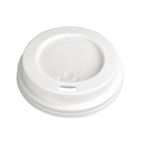 Fiesta Disposable Coffee Cup Lids White 225ml / 8oz (Pack of 1000) - CE256 Disposable Cups Fiesta   