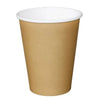 Fiesta Single Wall Takeaway Coffee Cups Kraft 455ml / 16oz (Pack of 50) - GF035 Disposable Cups Fiesta