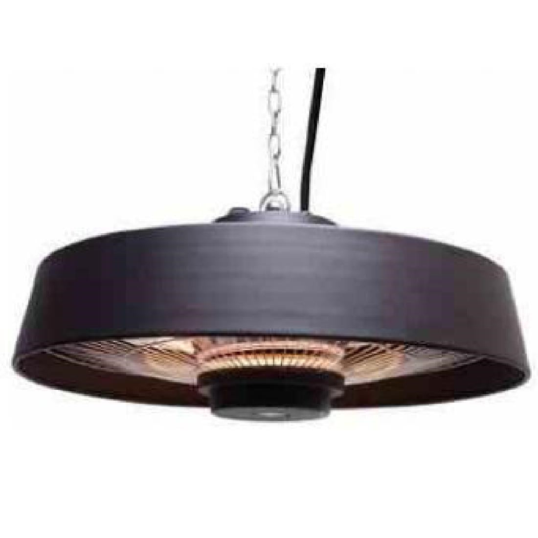 Herschel Sunset Hawaii Remote Controlled Hanging Electric Patio Heater Black 2kW - FN836 Patio Heaters Herschel