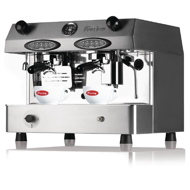Fracino Dual Fuel Classic Coffee Machine Automatic 2 Group - GJ547 2 Group Espresso Coffee Machines Fracino