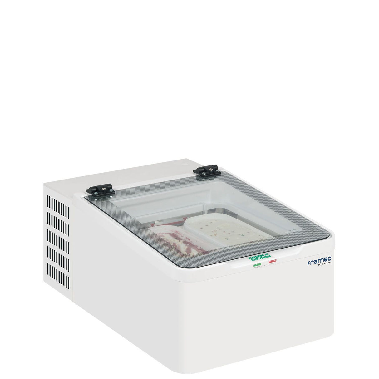 Framec Counter Top Scoop Ice Cream Display 2 x 5 Litre - MINI CREAM 2V Ice Cream Display Freezers Framec