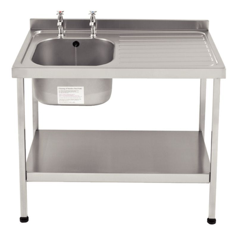 Franke Self Assembly Stainless Steel Sink Left Hand Bowl 1000x 600mm - P049 Single Bowl Sinks Franke