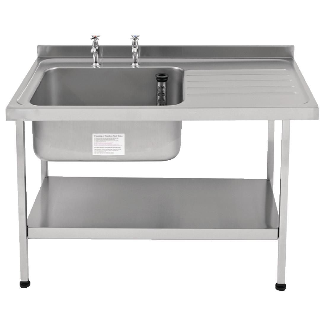 Franke Self Assembly Stainless Steel Sink Left Hand Bowl 1200x 650mm - P365 Single Bowl Sinks Franke
