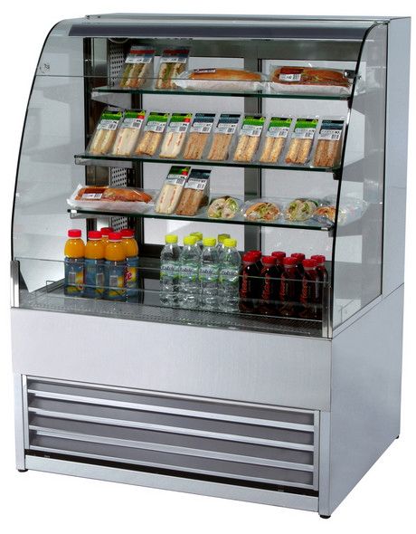 Frost-Tech Patisserie Display Case - P75-60 Standard Serve Over Counters Frost-Tech