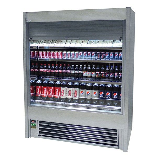 Frost-Tech Stainless Steel Tiered Display 1000mm Wide - SD75-100SHU-HC Refrigerated Merchandisers Frost-Tech