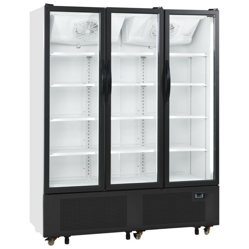 Tefcold Triple Glass Door Merchandiser Glass Door - FS1600H Refrigerated Merchandisers Tefcold