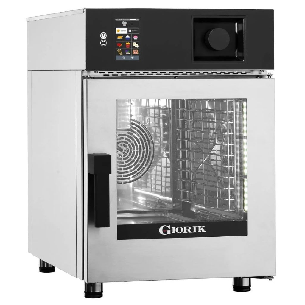 Giorik Kore KM061W 6 x 1/1GN Slimline Electric Combi Oven with Wash System - FW871 Combination Ovens Giorik