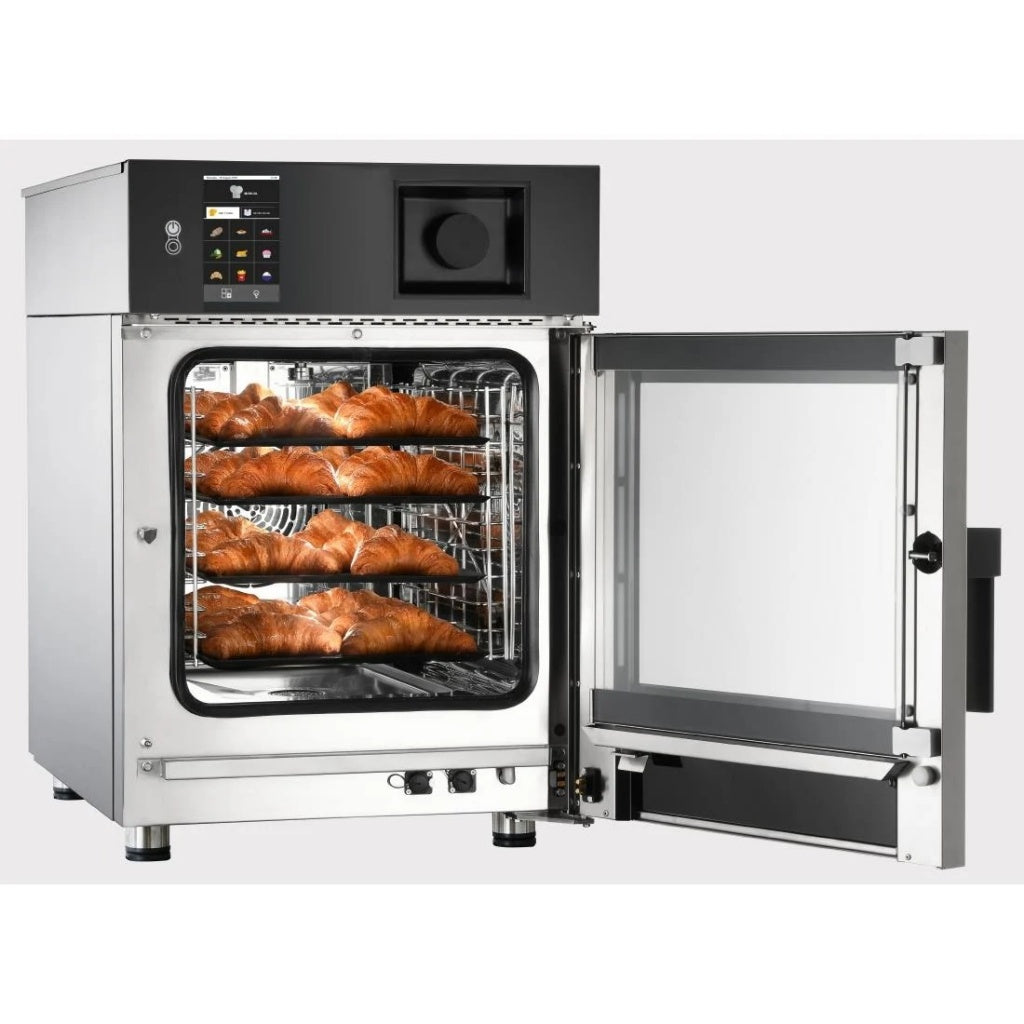 Giorik Kore KM061W 6 x 1/1GN Slimline Electric Combi Oven with Wash System - FW871 Combination Ovens Giorik