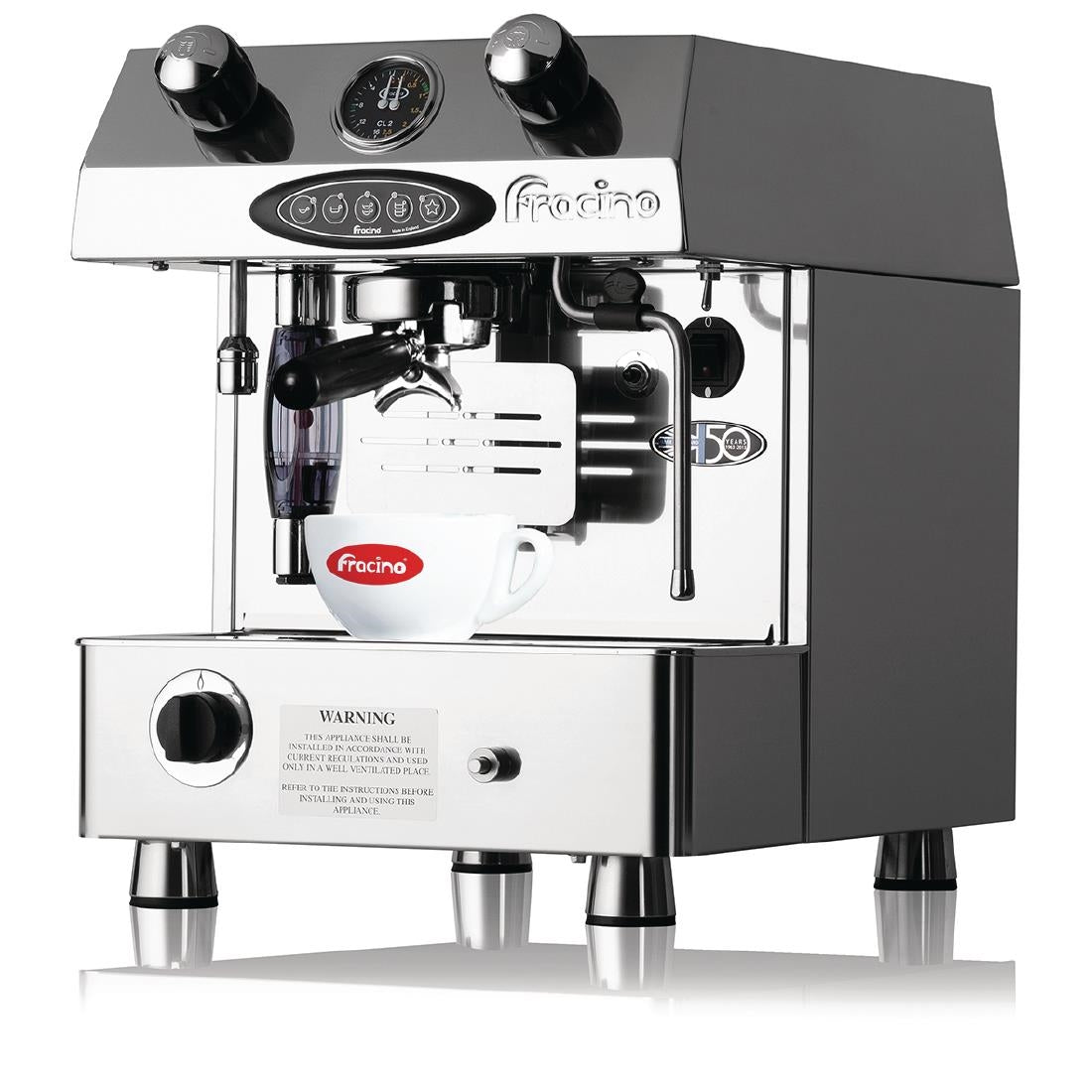 Fracino Contempo Automatic 1 Group Dual Fuel Espresso Coffee Machine CON1E/LPG - GE947 Fracino