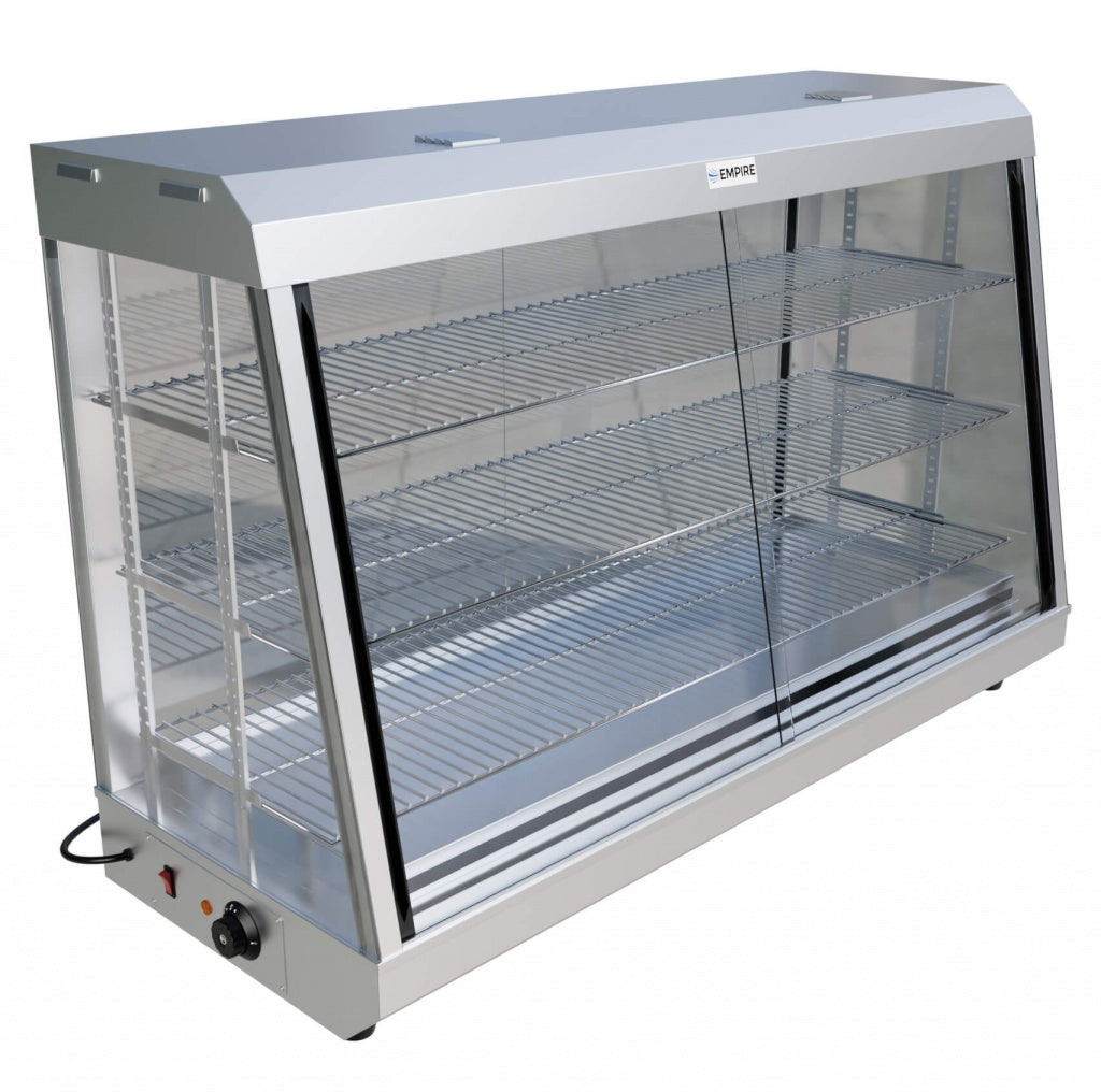 Empire Commercial Heated Countertop Display Merchandiser 1200mm Wide - R60-3H Pie Display Cabinets Empire