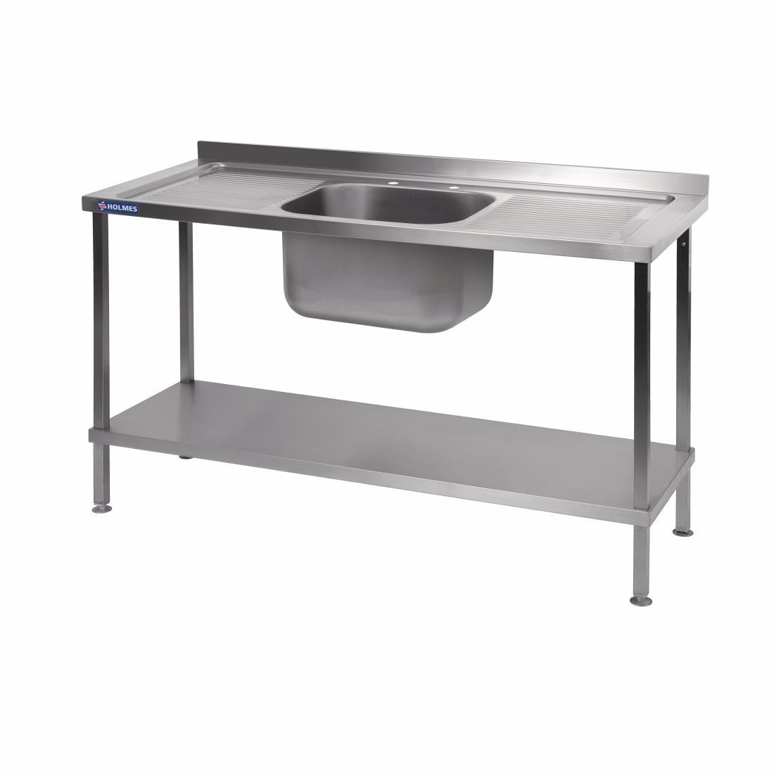 Holmes Stainless Steel Sink Double Drainer 1800mm - DR397 Double Bowl Sinks Holmes