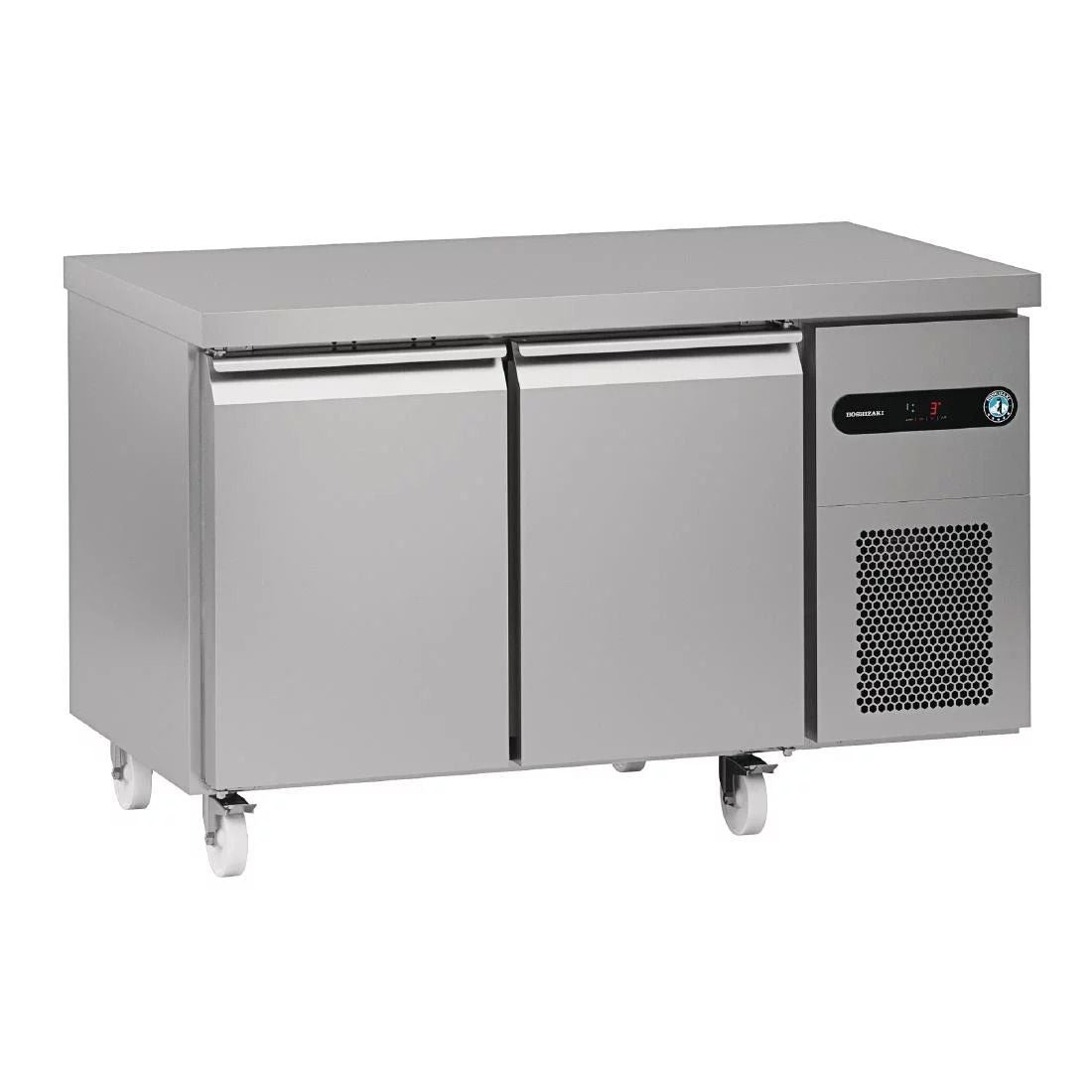 Hoshizaki Snowflake GenII 2 Door 300Ltr Counter Fridge SCR-130BH - DT654 Refrigerated Counters - Double Door Hoshizaki