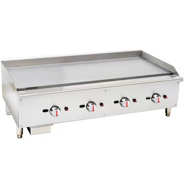 Hamoki 4 Burner Gas Countertop Griddle 1204mm Wide - 101060 Gas Griddles Hamoki