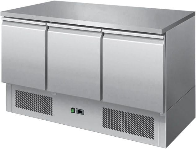 Ice-A-Cool ICE3851GR 3 Door Undercounter Refrigerator 380 Litres Pizza Prep Counters - 3 Door Ice-A-Cool