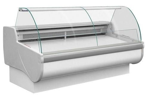 Igloo Tobi Curved Glass Serveover Counter 1670mm Wide - TOBI170 Standard Serve Over Counters Igloo