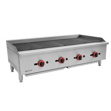 Hamoki Charbroiler Gas Countertop Charbroiler 4 Burner - 101057 Charcoal Grills Hamoki