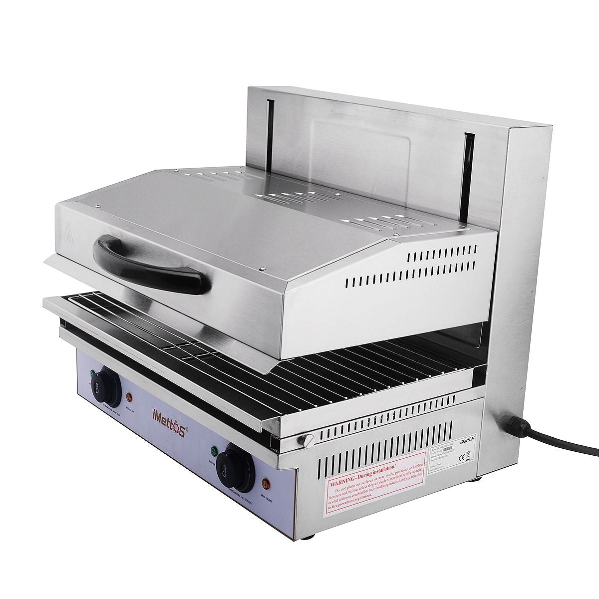 Hamoki Commercial Electric Rise and Fall Salamander Grill - 101030 Salamander Grills Hamoki
