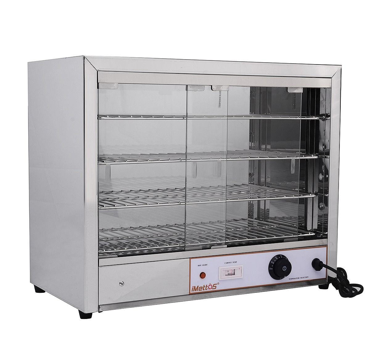 Hamoki Heated Pie Cabinet & Warmer 4 Shelves - 101037 Pie Display Cabinets Hamoki