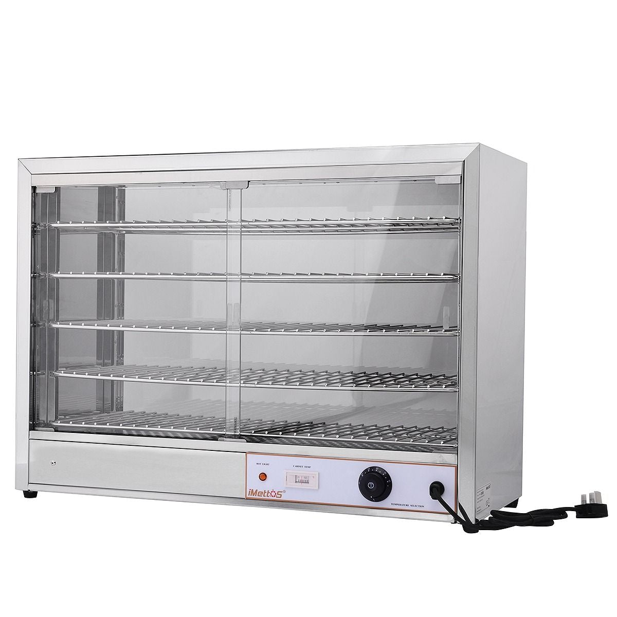 Hamoki Heated Pie Cabinet & Warmer 5 Shelves - 101038 Pie Display Cabinets Hamoki