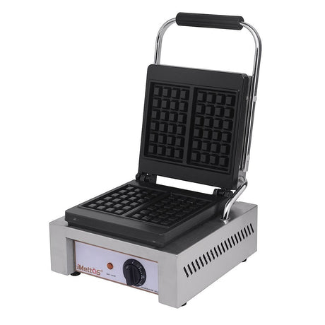 iMettos Waffle Maker Double Waffle Cone Twin Square Pattern - 101022 Waffle Makers iMettos   