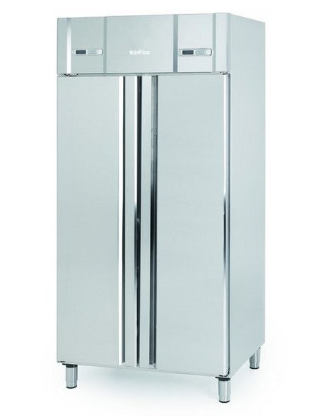 Infrico 1/1 Gastronorm Refrigerator/Freezer - AGN602MIX Refrigeration Uprights - Double Door Infrico   
