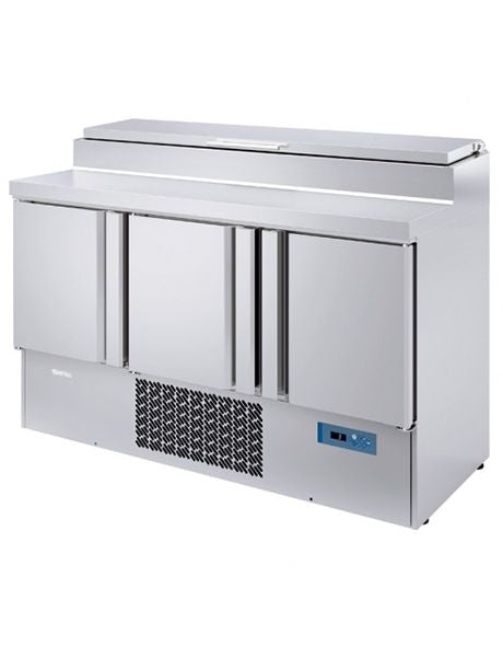 Infrico Compact Counter - ME1003EN Pizza Prep Counters - 3 Door Infrico