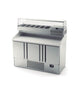 Infrico Compact Gastronorm Counter with Granite Worktop and Prep Top - ME1003VIP Pizza Prep Counters - 3 Door Infrico