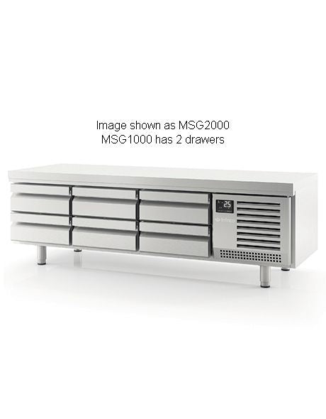 Infrico Gastronorm Snack Table - MSG1000 Counter Fridges With Drawers Infrico