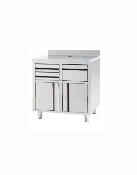 Infrico Stainless Steel Back Bar Coffee Unit - MCAF820 Back Bar Coffee Units Infrico