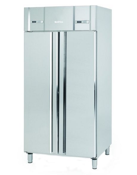 Infrico Upright SS 2/1 GN Refrigerator - AGN602 Refrigeration Uprights - Double Door Infrico   