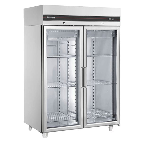 Inomak Double Glass Dr Heavy Duty 2/1 Refrigerator 1432L - CEP2144CR Refrigerated Merchandisers Inomak