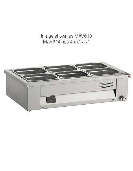 Inomak Gastronorm Bain Marie - MAV614 Bain Maries Inomak