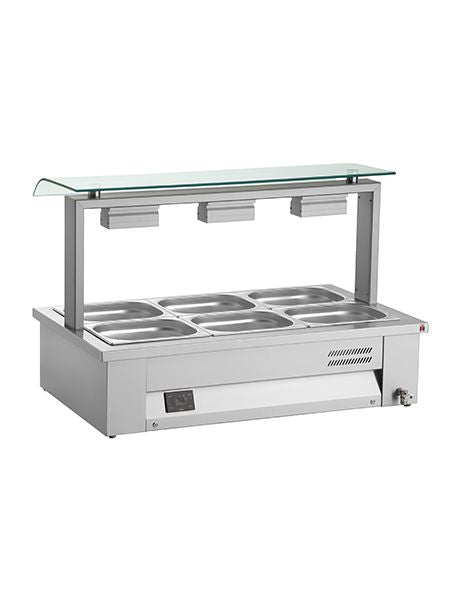 Inomak Gastronorm Bain Marie - MEV610 Bain Maries Inomak