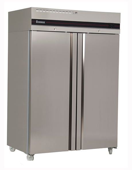 Inomak Upright SS 2/1 GN Freezer - CF2140-SL Refrigeration Uprights - Double Door Inomak