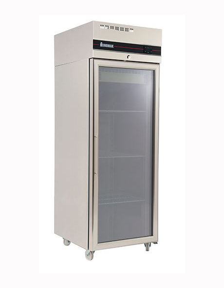 Inomak Upright SS 2/1 GN Refrigerator with Glass Door - CA170CR Refrigeration Uprights - Single Door Inomak